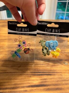 Paperbilities Clay Minis - 2 Pack - Bugs & Animals